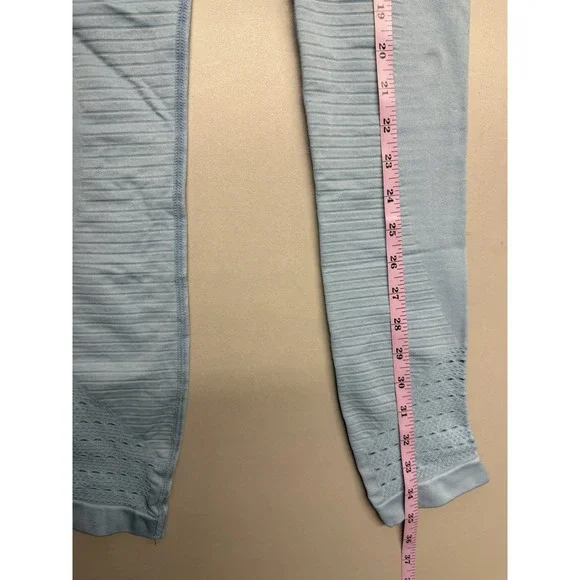 GYMSHARK Energy Seamless legging. Malibu blue. Sz S *estimated See Measurements - Picture 10 of 12